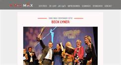Desktop Screenshot of kmu-max.ch